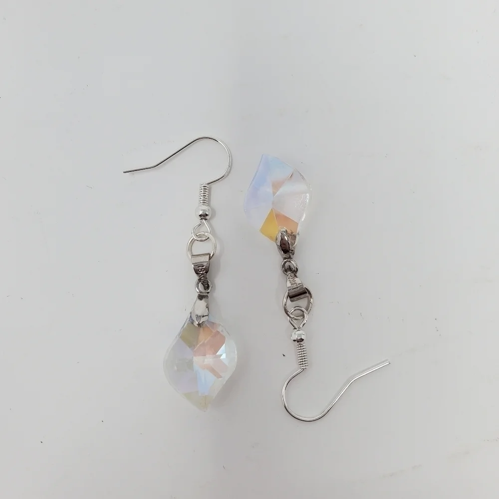 18K GP Crystal Drop Earrings